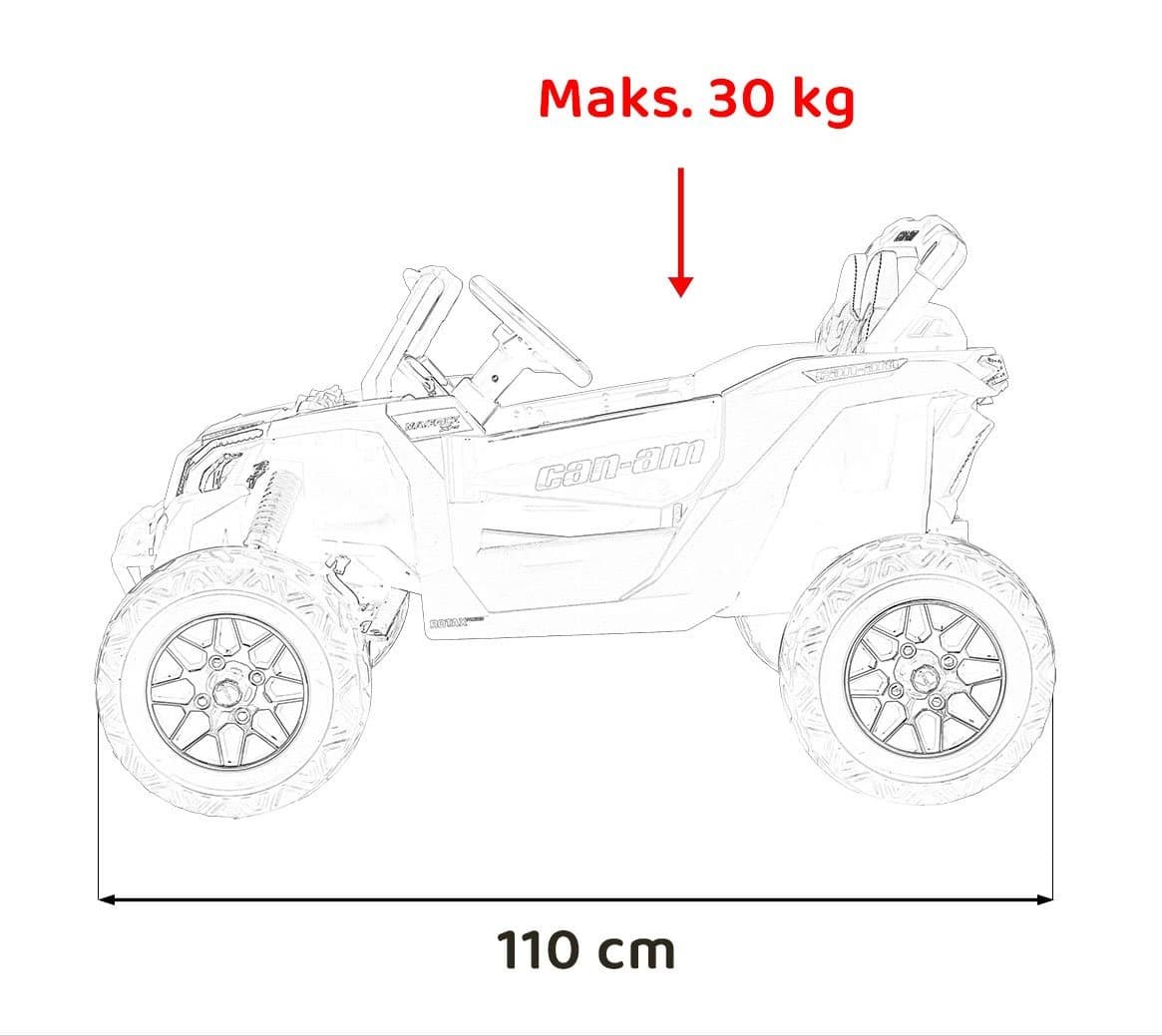 1. Jucărie electrică copii, mașină sport pentru exterior, maxim 30 kg, dimensiuni 110 cm.