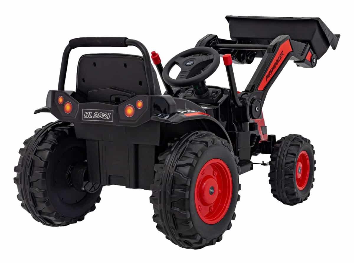 1. Mașină electrică pentru copii de tip tractor cu design realist și funcții de divertisment.
