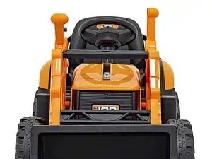 Jucarie tractor pentru copii, ideală pentru joacă și dezvoltare abilități motorii, în culoare galbenă și neagră.