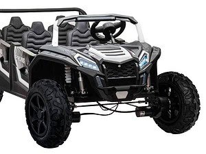 Mașină electrică pentru copii, model off-road, design modern, sigur pentru joacă în aer liber.