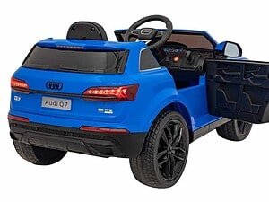 Mașină electrică pentru copii Audi Q7, jucarie din plastic pentru interior și exterior.