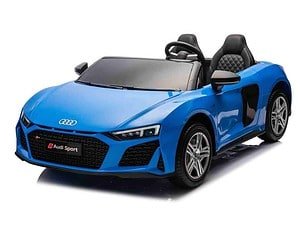 Mașină electrică de copii Audi Sport albastru pentru joacă, confort și siguranță.