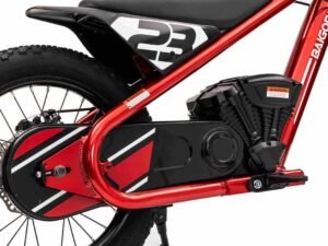 Jucărie electrică pentru copii, bicicletă cu design modern și sigură.