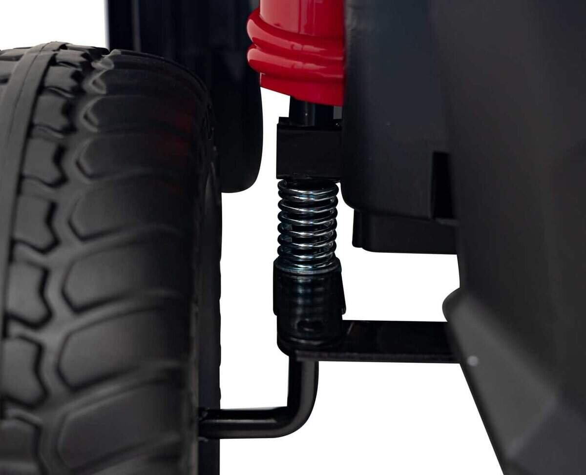 Rezervor de suspensie pentru mașină electrică, detaliu tehnic sigur.