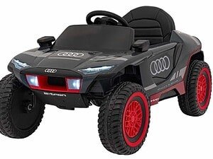Mașină electrică pentru copii, Audi e-tron, jucarie de masculin, design sportiv, siguranță și divertisment.