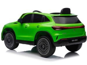 Mașină electrică pentru copii, SUV modern, verde, jucărie pentru copii, cadou ideal, siguranță, divertisment.