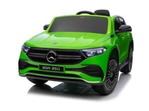 Mașină electrică pentru copii Mercedes EQA 250, model realist și sigur pentru joacă.