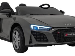 Mașină electrică pentru copii Audi Sport, model Q8, în culoare gri, perfectă pentru joacă și aventuri.