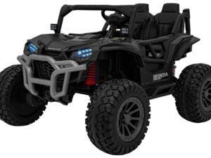 Mașină electrică pentru copii off-road, model Honda cu design realist și siguranță sporită.