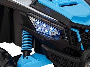 Jucarie casuta cu lumini si suspensie pentru copii, design modern si siguranta maxima.