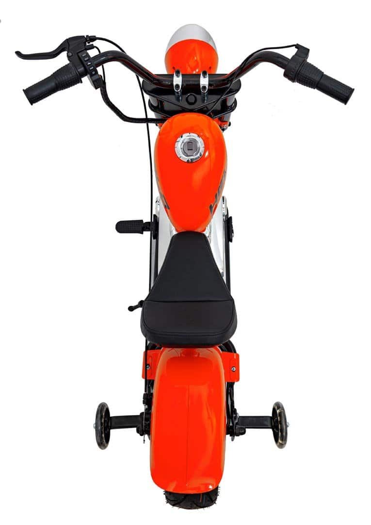 Motorcycle Chopper Warrior vehicle Orange - Image 8