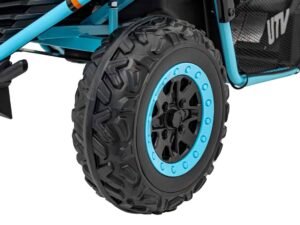 Jucărie electrică pentru copii cu roți solide, robuste și off-road, ideal pentru aventuri în aer liber.