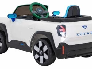 Mașină electrică pentru copii în stil Mini Cooper, jucarie inovatoare pentru cei mici.