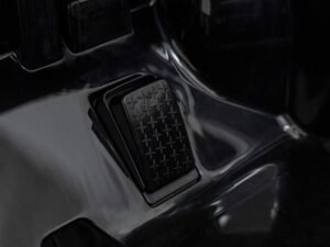 1. Pedala de accelerație pentru mașini copil, negru, sigur și robust.