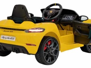 Mașină electrică pentru copii Porsche Cayman, jucărie pentru distracție și aventură.