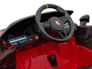 Jucarie mașină electrică pentru copii Porsche, realistică, sigură și distractivă.