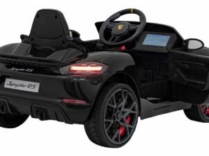 Mașină electrică pentru copii Porsche Spyder RS, jucarie pentru cei mici, divertisment sigur și realist.