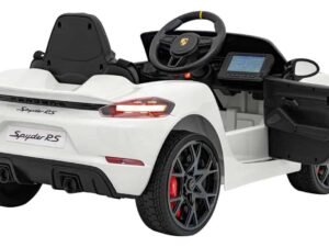 Mercedes-Benz mașinuță electrică pentru copii, model Porsche Taycan, ideală pentru distractie și siguranță.