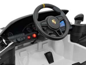 Mașinuță electrică pentru copii cu volan și bord digital, jucărie educativă pentru micuți, cadou perfect pentru joacă sigură.