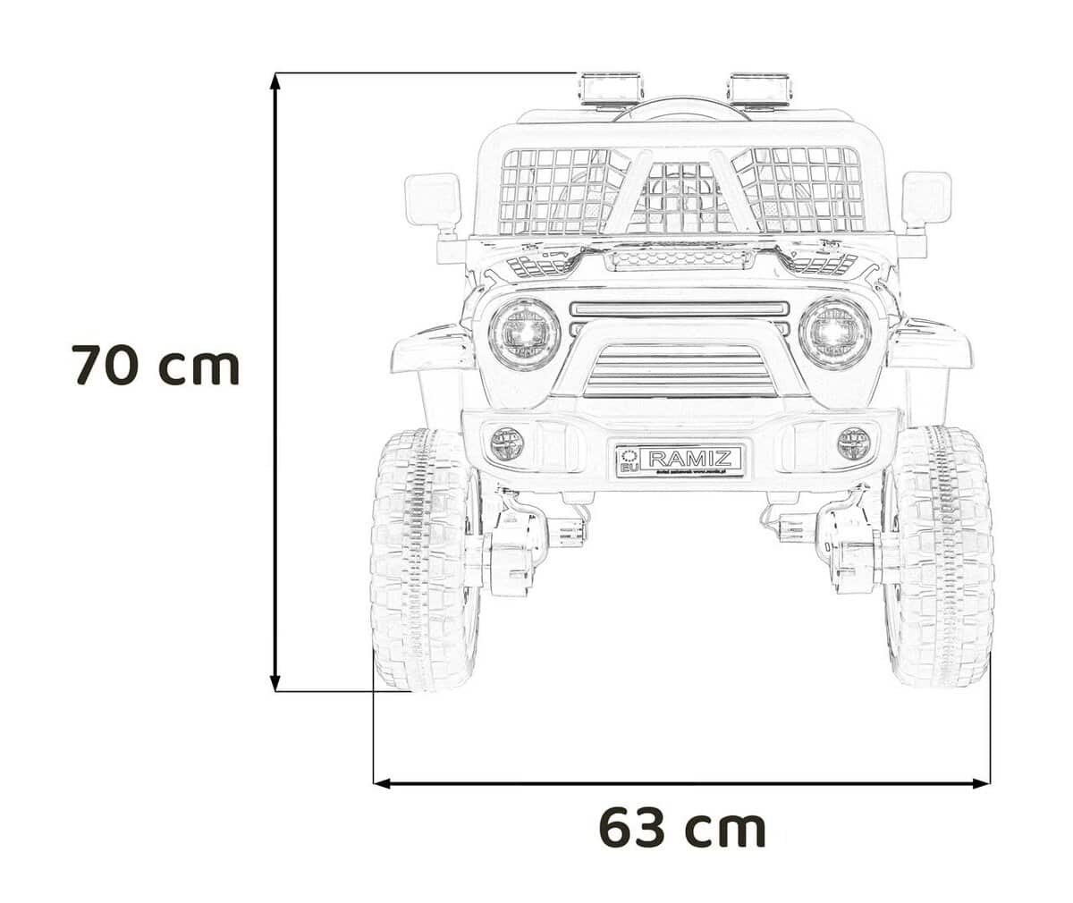 Vehicle OFF ROAD 4x4 SPORT White - Image 22