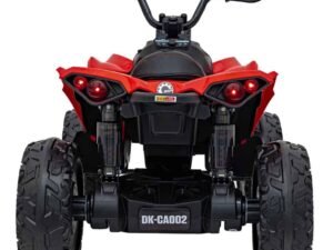 1. Mașinuță electrică pentru copii, off-road, roți mari și sigurantă.