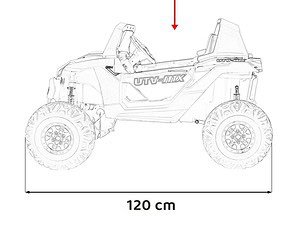 1. Jucarie pentru copii, mașină electrică cu greutate maximă 50 kg, ideal pentru joacă sigură.