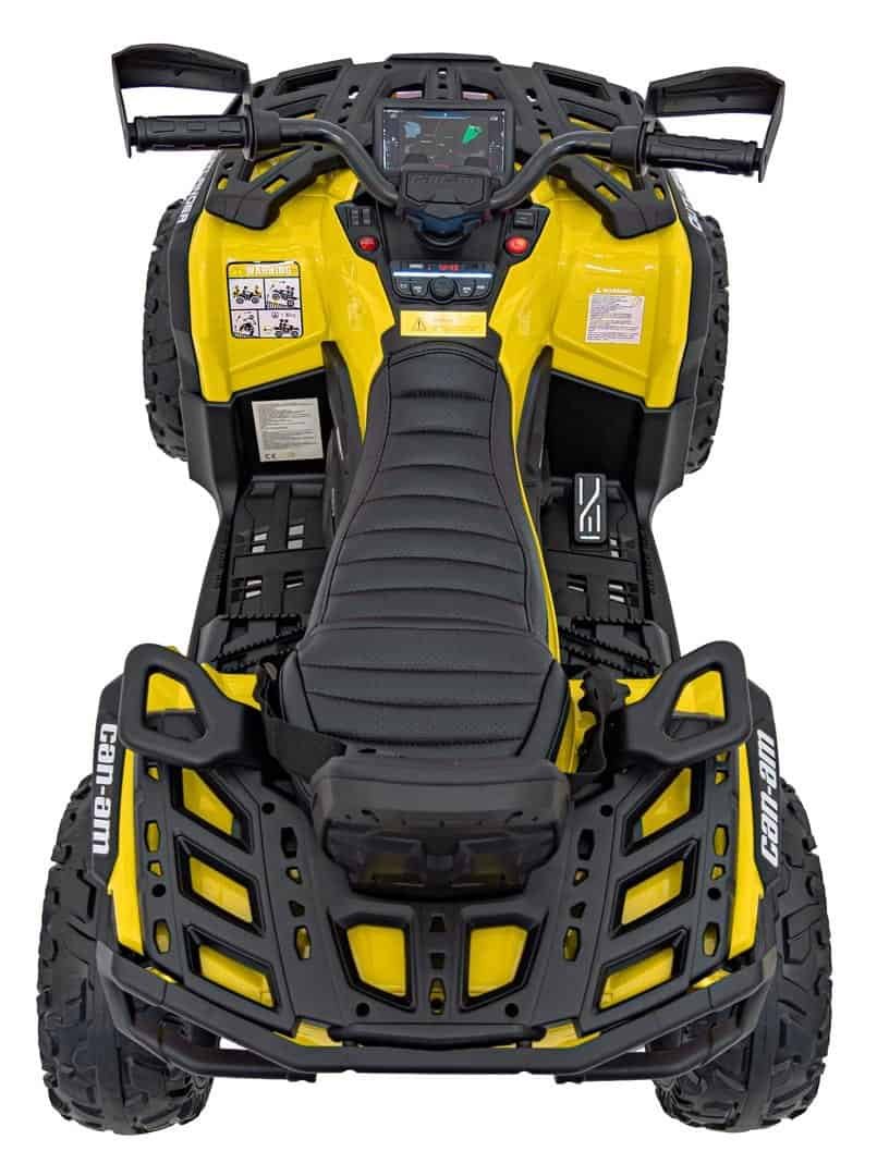 Quad Can Am Outlander ATV cu telecomandă galben - imagine 9