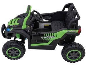 1. Mașinuță electrică de jucărie pentru copii, model off-road cu design modern și sigur.