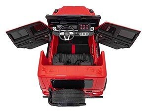 1. Mașinuță electrică pentru copii, design de lux, culoare roșie, siguranță și distracție.