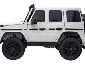 Mașină electrică pentru copii, model Mercedes-Benz G-Class, jucărie realistă și sigură.