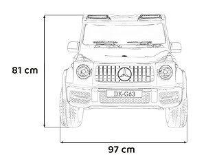 1. Jucarie casuta pentru copii, model auto Mercedes, dimensiuni 81x97 cm.