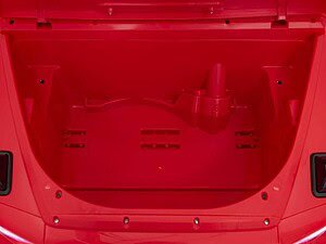 1. Compartiment pentru jucării roșu pentru copii, spațiu de depozitare în mașinuțe electrice.