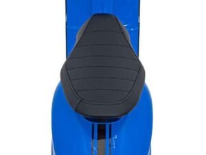 Lifted electric scooter for kids, perfect for outdoor adventures. Safe and fun mobility toy from Casuta Jucariilor.