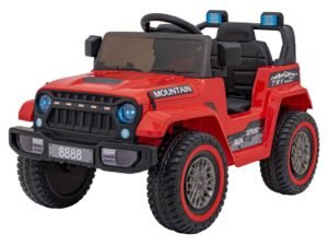 1. Maşină electrică pentru copii, model sport și off-road, ideal pentru joacă în curte.