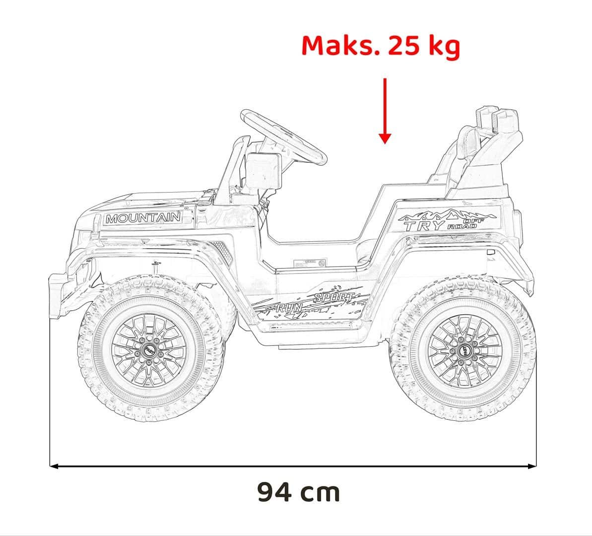 Vehicul Off Road MOUNTAIN Alb - imagine 17