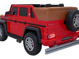 1. Mașină electrică pentru copii Mercedes-Benz G 550, roșu, de înaltă calitate.
