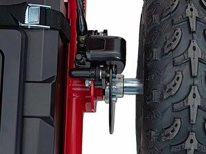 1. Asamblare remorcă pentru ATV, mecanism de prindere robust și sigur 100%.