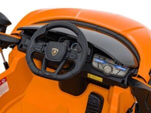 Tractor electric pentru copii, plină de culoare, design realist și sigur, perfect pentru joacă și dezvoltarea creativității.