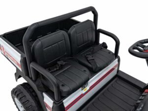 Jucărie mașinuță electrică pentru copii, design realist, perfect pentru distracție în aer liber.