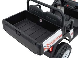 1. Mașinuță electrică copii, vehicul de joacă pentru terenuri dure și spații exterioare.