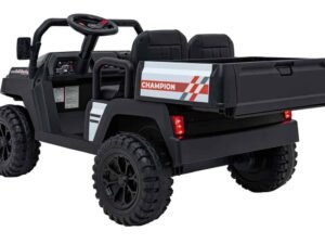 Mașină electrică pentru copii, model off-road, robustă și distractivă, perfectă pentru jocuri în aer liber.