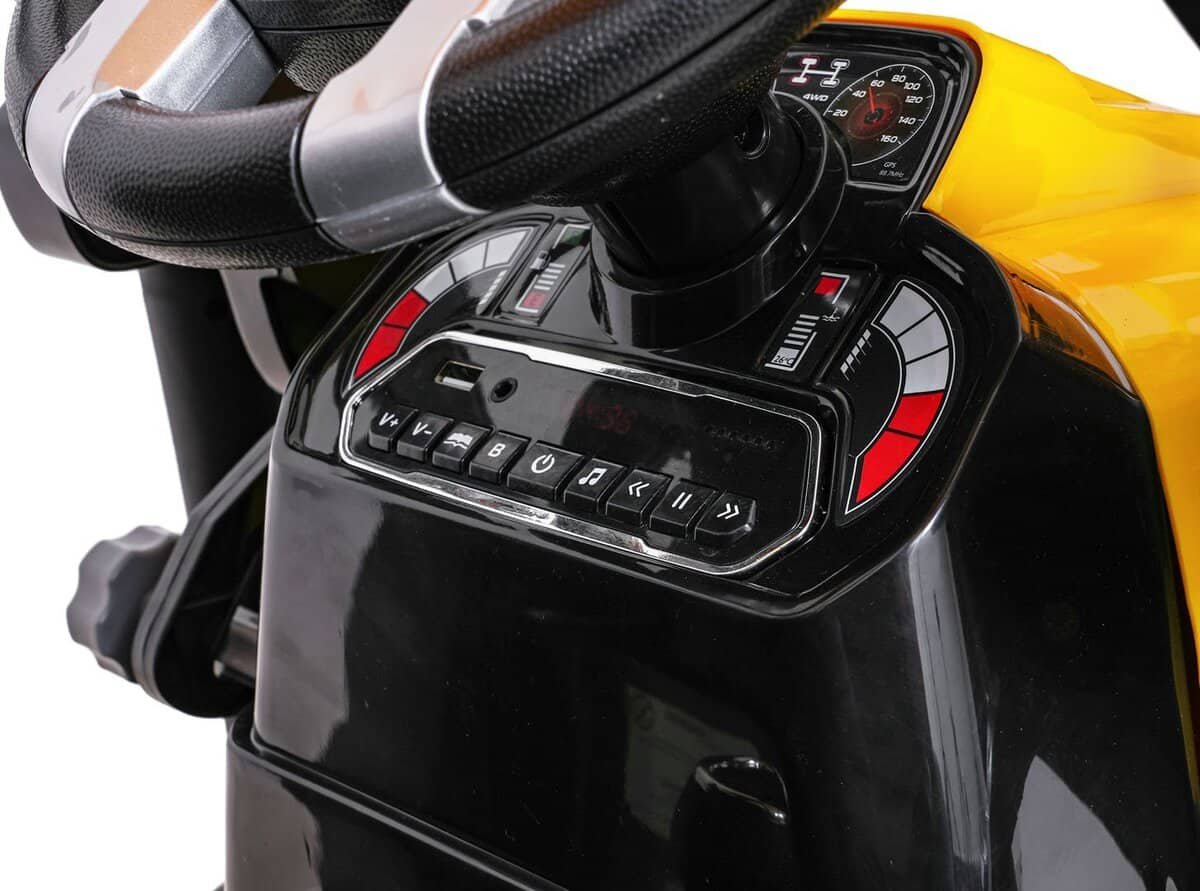 2, Blocat de mașină electrică pentru copii, control și divertisment pentru cei mici.