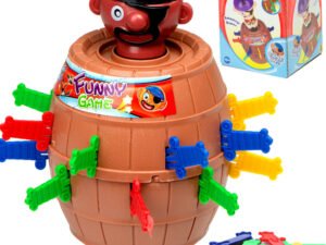 Mad Pirate baril joc arcade joc de înjunghie pirat 9 x 9 x 12