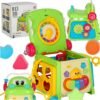 Cub sorter educațional cu pian crocodil 4in1 - Vârsta copilului: 18 luni+. Culoare: Verde