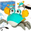 Crab crawler interactiv cu sunet verde - Un crab verde adorabil care va oferi o mulțime de divertisment pentru cei mici. Animalul cântă muzică și se târăște - vor reuși copiii să țină pasul cu el? Va trebui să aflați! Material: plastic. Vârstă: 3+. Alimentare: baterie reîncărcabilă încorporată. Crab: 24 x 12