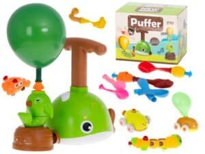 Aerodinamică mașină aerodinamică balon lansator de pește balon - Lansator de baloane aerodinamice mașină - pește. Va fura inima oricărui copil mic. Jucăria stimulează imaginația și încurajează gândirea analitică. Setul include: lansator