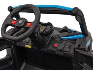 1. Volan și panou de control pentru mașinuțe electrice de joacă pentru copii.