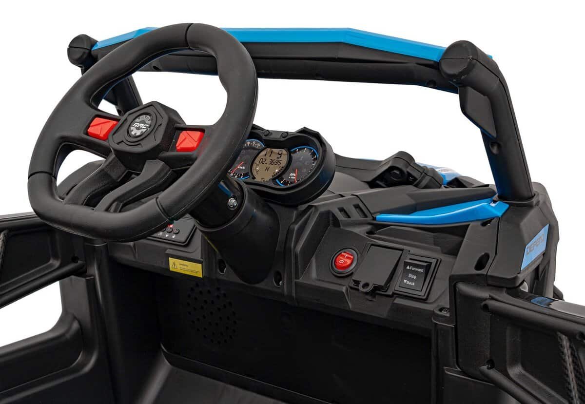 1. Volan și panou de control pentru mașinuțe electrice de joacă pentru copii.