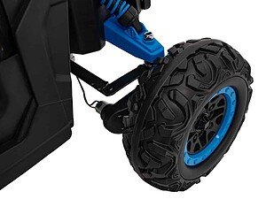 1. Roată mașină RC robustă, ideală pentru jocuri în aer liber și aventuri creative.