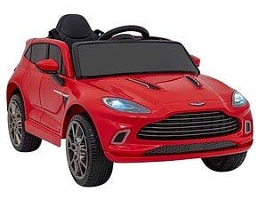 1. Mașinuță electrică pentru copii, design sportiv, culoare roșie, siguranță și distracție.